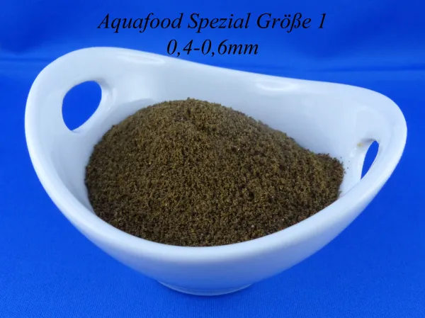Aquafood Spezial Größe 1 kleines Granulatfutter für Zierfische wie Salmler Aquafood Spezial Größe 1 kleines Granulatfutter für Zierfische wie Salmler